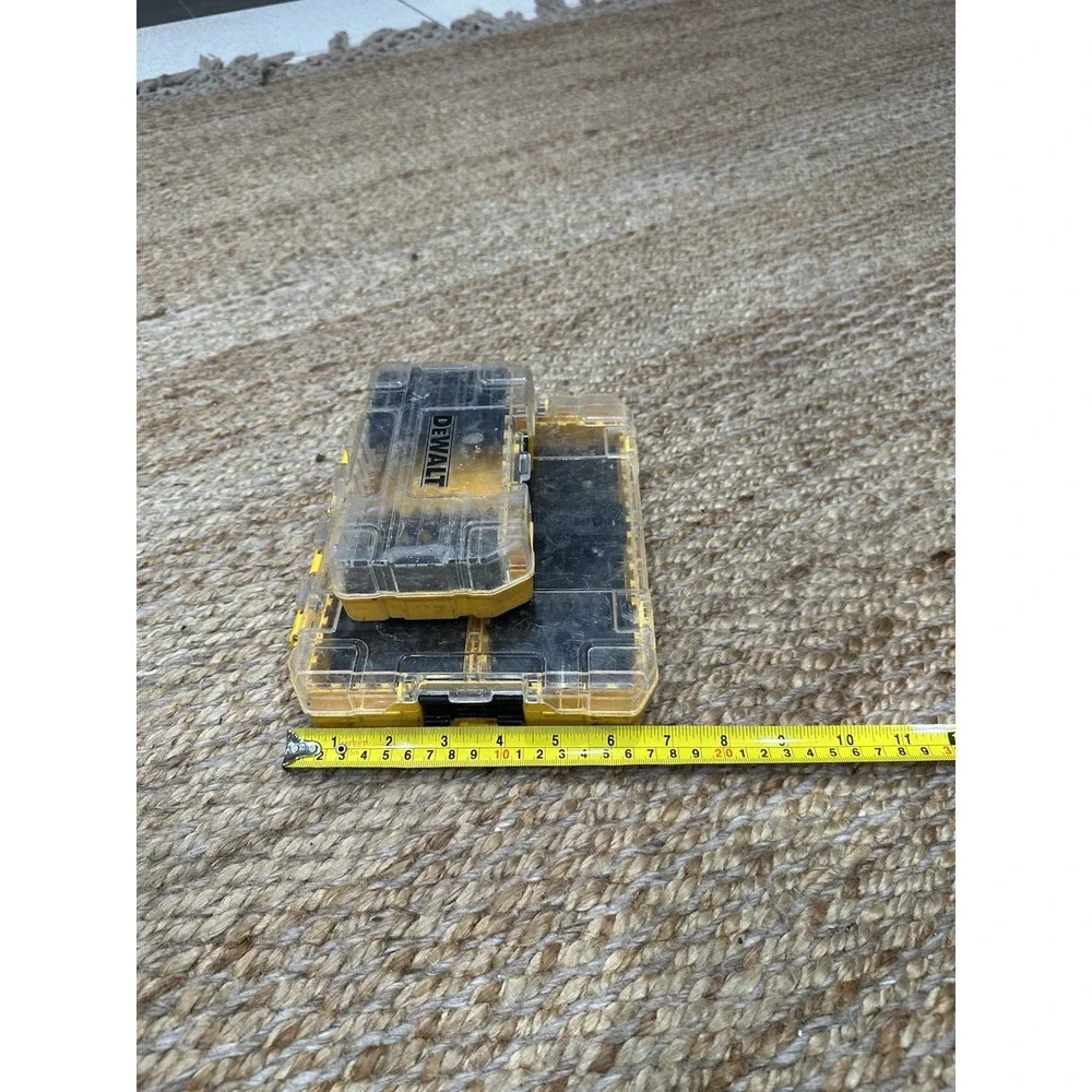 DeWalt Drill Bit ToughCase 2-pack Used Tough Case for Tough Jobs Black/Yellow